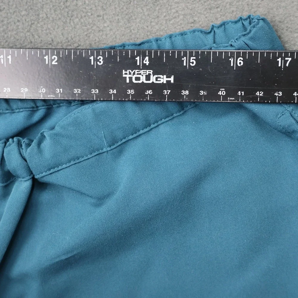 FIGS FM4500 Scrub Pants Mens XL Teal Blue Excellent Straight Leg Drawstring